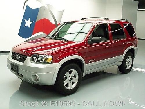 2005 ford escape hybrid 2.3l leather roof rack 71k mi texas direct auto