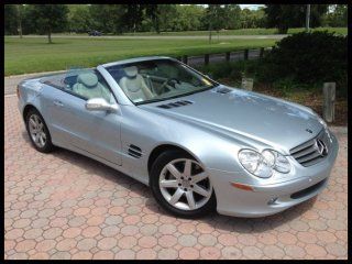 2003 mercedes-benz sl-class 2dr roadster 5.0l convertible navigation cd changer