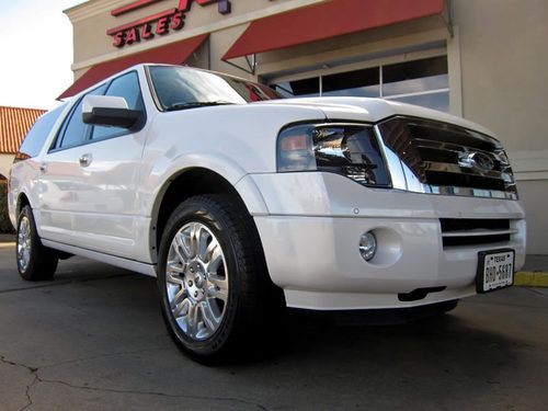 2012 ford expedition el limited, navigation, leather, moonroof, 20" wheels, more