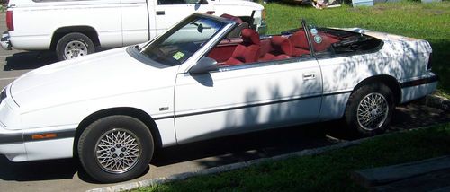 1991 chrysler lebaron convertable one owner