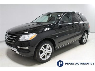 Ml350w4 suv 3.5l cd awd nav black on black like new