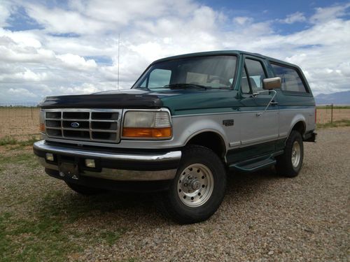 1996 ford bronco xlt sport sport utility 2-door 5.8l