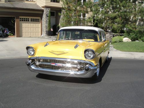 1957 chevy bel air restored