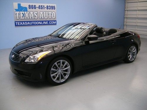 We finance!! 2010 infiniti g37 hardtop convertible nav heated leather texas auto