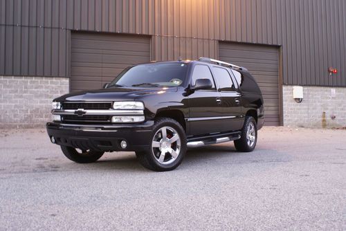 2006 chevrolet suburban 1500 ltz 6.0l black loaded!!