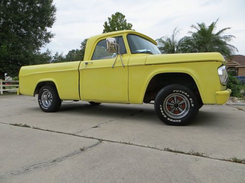 1970 dodge d10 california custom short bed sweptline