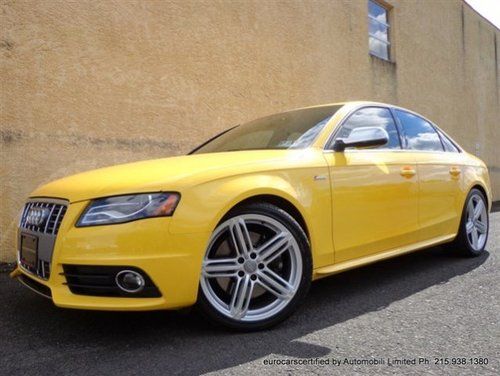 2010 audi s4 prestige 100k warranty 6 speed manual navigation bang &amp; olufsen