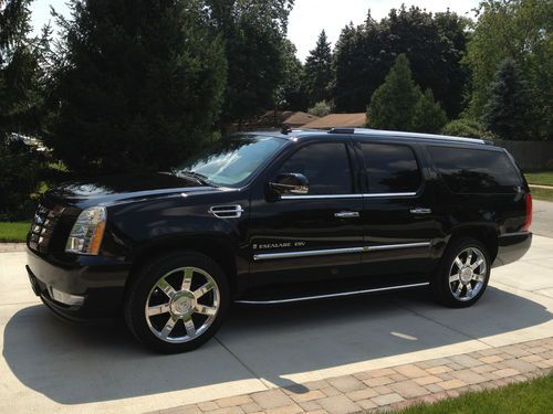 2009 cadillac escalade esv luxury awd fully loaded "warranty"