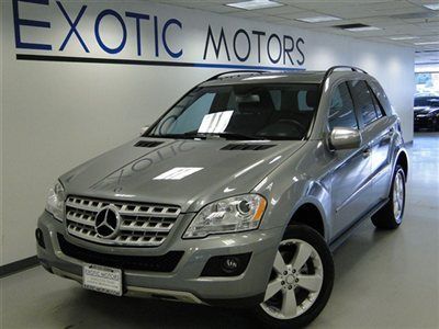 2010 mercedes ml350 4-matic! nav rear-cam heated-sts alloys 1-owner warranty!!