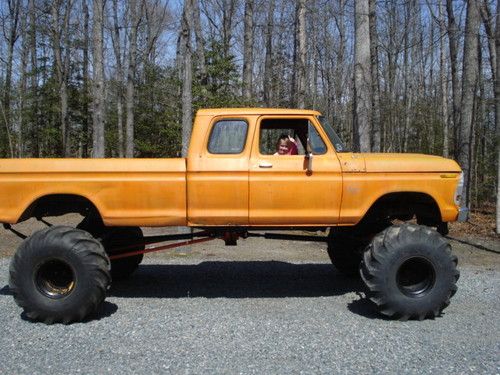 1979 ford f350 supercab monster rockwells tractor tires mud truck