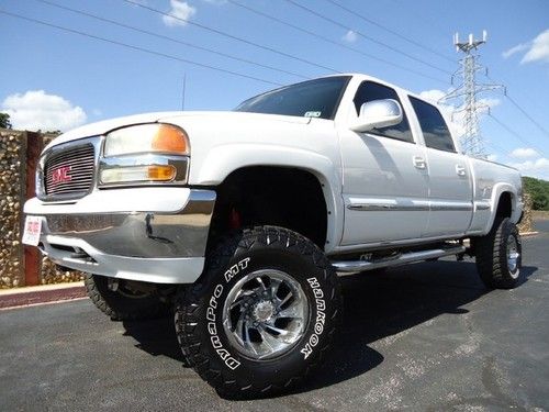 4x4-sle 1500hd-chrome wheels-pwr seat-cd-keyless-crew cab- 1 txownr-all pwr-nice