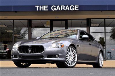 2012 maserati quattroporte s 425hp 4.7l v8,grigio alfieri/nero,only 6k! mint!