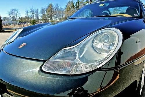 Porsche boxster 1999 - black low miles! litronic headlights, beautiful!