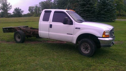 2000 ford f-350 diesel extended cab and chassis