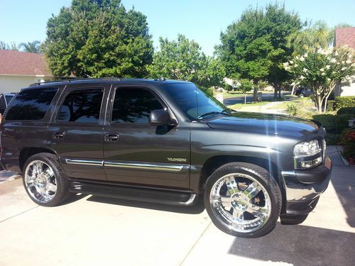 2005 gmc yukon xl 1500 slt 5.3l - loaded w/leather clarion dvd entertainment sys