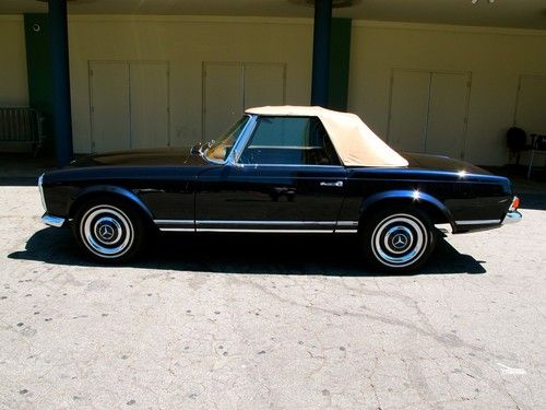 1967 250sl roadster, extensively restored, engine fully rebuilt, both tops