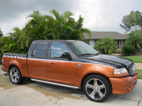 Supercharged 5.4 harley davidson crew cab! automatic leather 22" wheels! sweet!