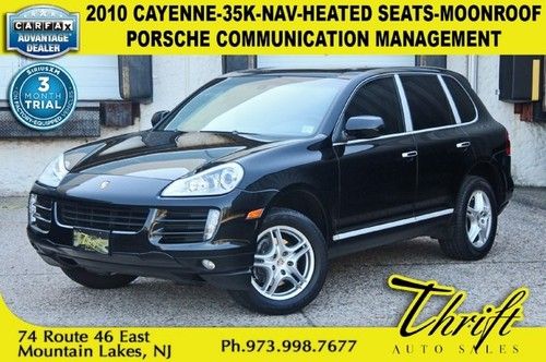 10 cayenne-35k-porsche communication management-nav-heated seats-moonroof