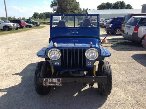 1948 willys jeep cj-2a cj2a 4x4 flat fender