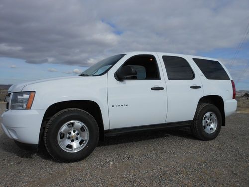 2007 chevrolet tahoe 4x4 white low mileage