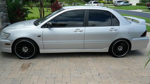 2002 mitsubishi oz rally sedan 2.0l clean carfax music tv paint tires