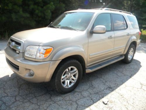 2006 toyota sequoia limited nav roof dvd no reserve!!!!!!