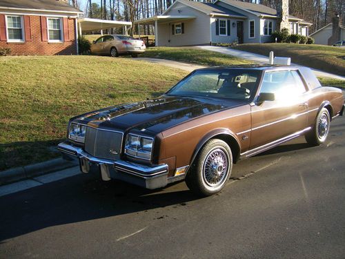 1985 buick riviera luxury coupe 2-door 5.7l