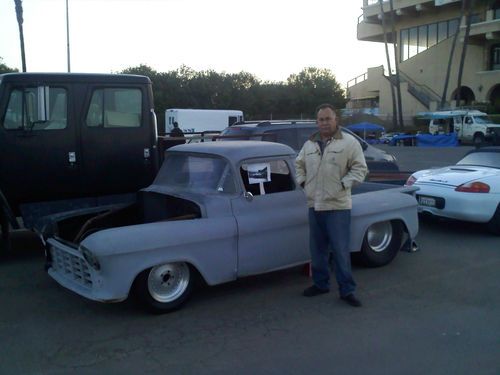 1955 chevy truck body &amp; frame project pro street rod mustang two 4 link frame