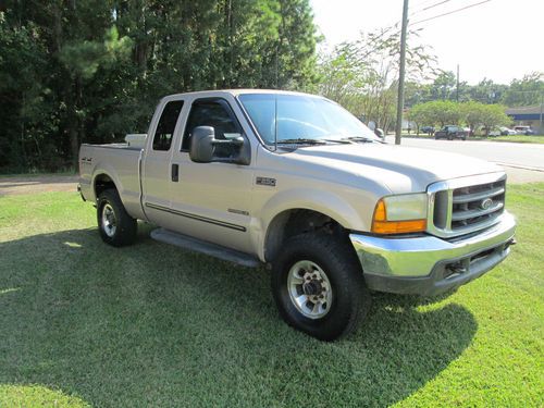 1999 ford f-250 4x4 diesel super duty lariat extended cab pickup 4-door 7.3l