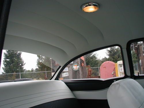 1957 Chevy Belair 210, 2dr Sedan, Suede Black paint, image 7