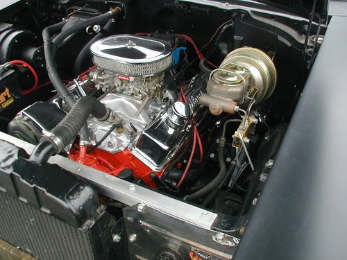 1957 Chevy Belair 210, 2dr Sedan, Suede Black paint, image 10