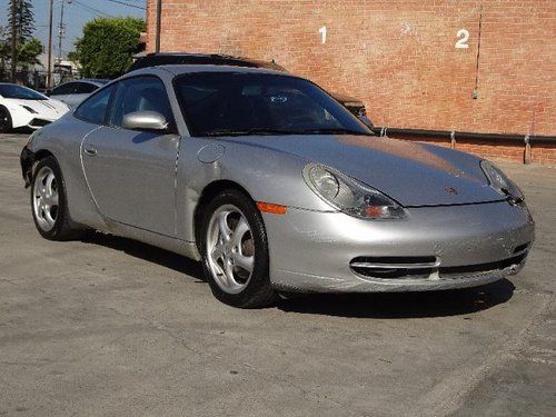 2001 porsche 911 carrera coupe damaged salvage runs! only 75k miles l@@k!