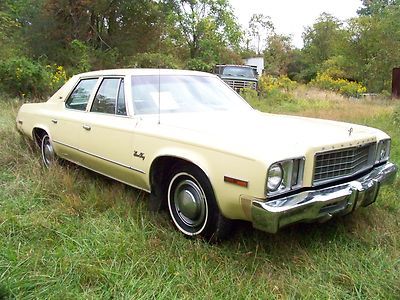 No reserve...original survivor gran fury...one owner since new