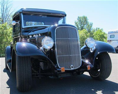 34 steel cab hot rod street rod pickup truck