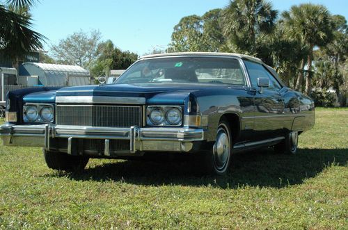 1974 cadillac eldorado base convertible 2-door 8.2l