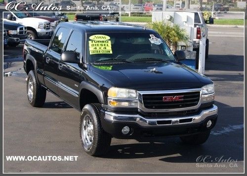 2006 gmc chevy 2500 lbz duramax 4x4 one owner ca truck!