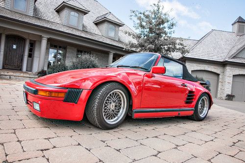 Rare 1988 porsche 911 slant nose 930 conversion cabriolet