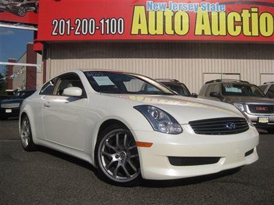 06 infiniti g35 coupe areo package navigation carfax certified w/ 17 service rec