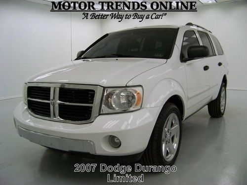 2007 navigation dvd sunroof 5.7 hemi chrome wheels htd seats dodge durango 51k