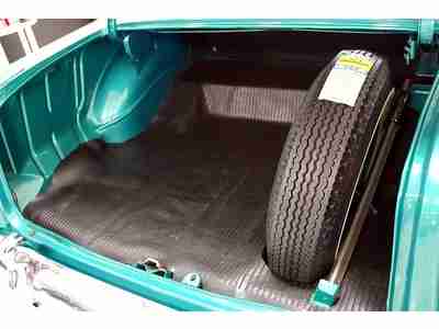 FRAME OFF RESTORED SHOW 55 CHEVY ORIGINAL 265 V8 POWERGLIDE AT BODY COLORED PANS, image 12