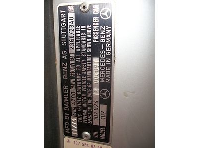 NO RESERVE 1975 MERCEDES 450 SLC V-8 SUNROOF, image 31