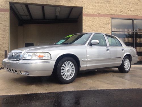 2007 mercury grand marquis ls sedan 4-door 4.6l, leather, 6 passenger,