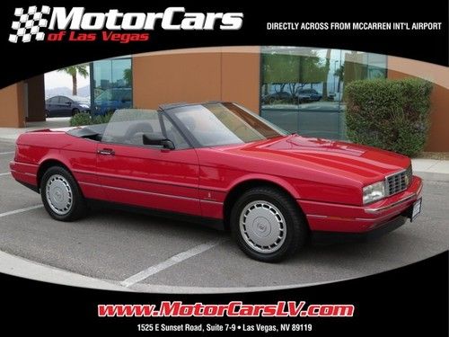 1992 cadillac allante automatic 2-door convertible