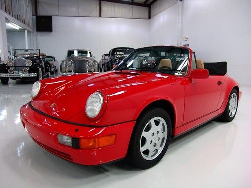 1990 porsche carrera 2 cabriolet, low miles, tiptronic transmission, power seats