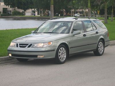 2002 03 01 00 99 saab 9-5 wagon sport turbo 1own non smoker only 59k no reserve!