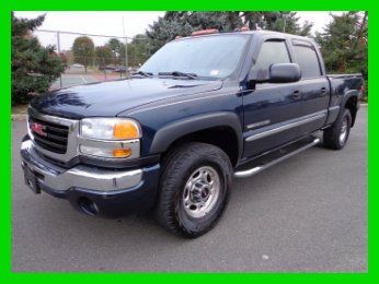 2005 gmc 2500hd crew cab 4x4 slt 8.1l allison trans clean carfax no reserve