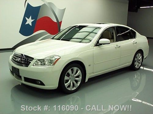 2006 infiniti m35 3.5l v6 sunroof leather wood trim 56k texas direct auto