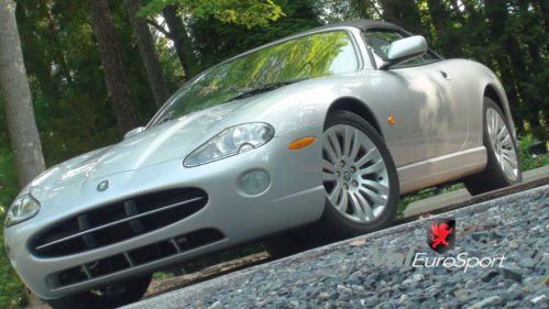 Stunning 05 xk8 21k all records platinum/charcoal super nice free ship w/ bin