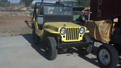 1946 willys cj-2a jeep rebuilt stock with 12v conversion