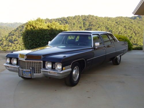 1971 cadillac fleetwood 75 limousine 4-door 7.7l